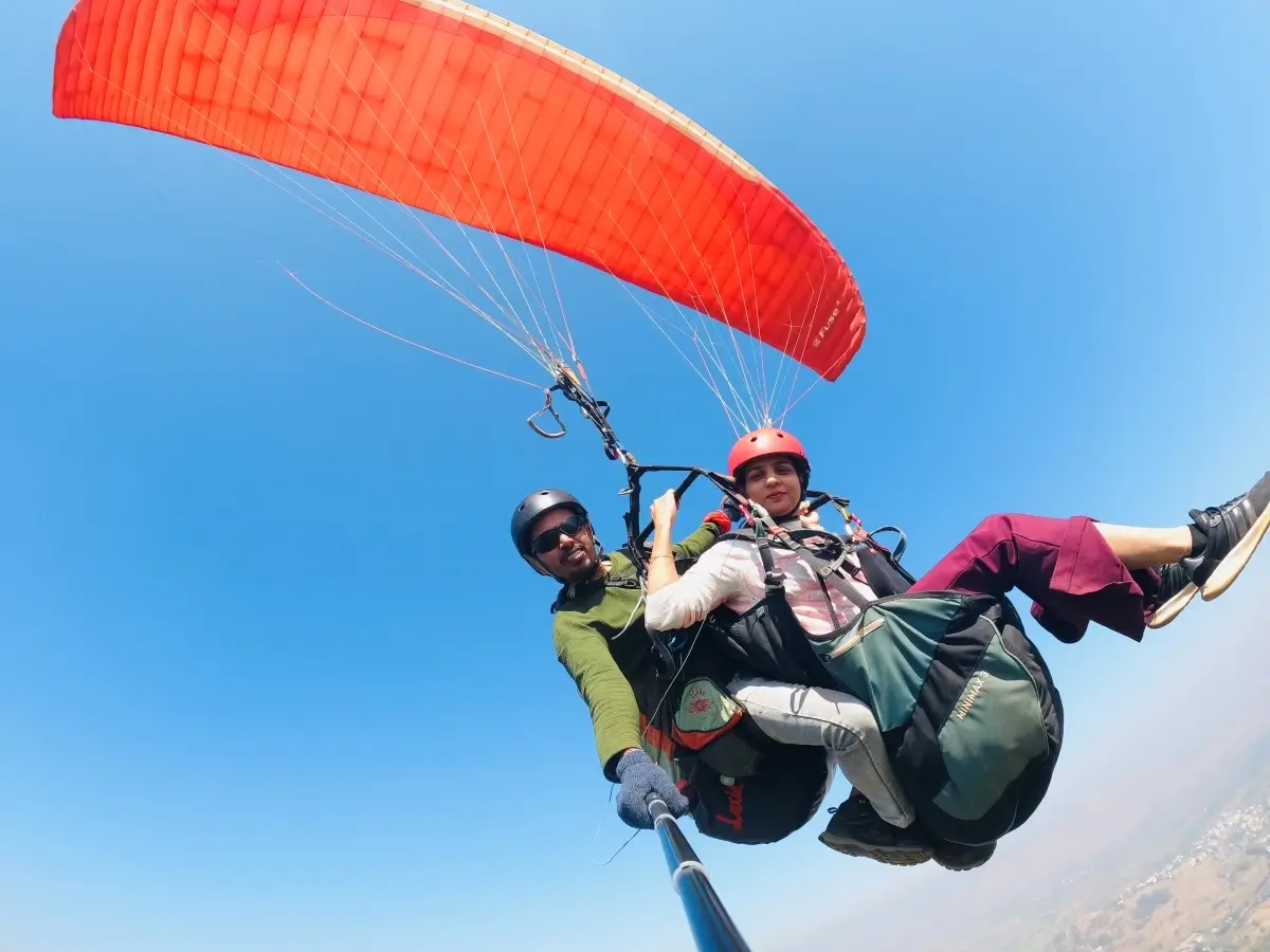 Tandem paragliding experience